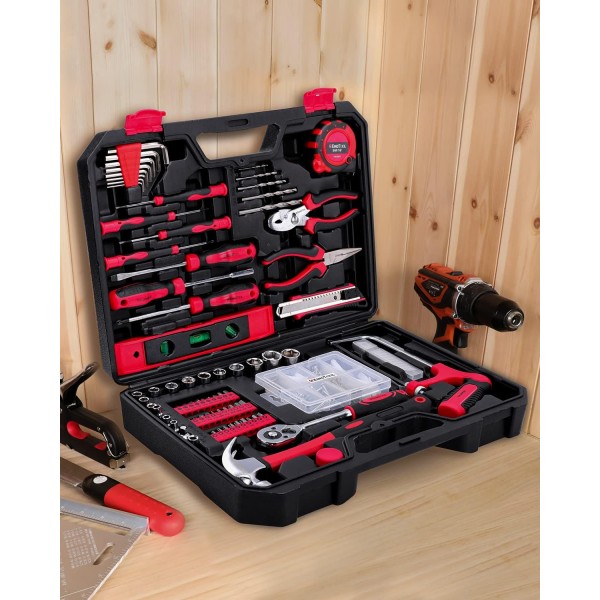 Home Repair Tool Kit - 226 Piece General Home/Auto Repair Tool Set, General Mechanic Tool Set, General Household Tool Kit, Perfect for Homeowner, Diyer, Handyman