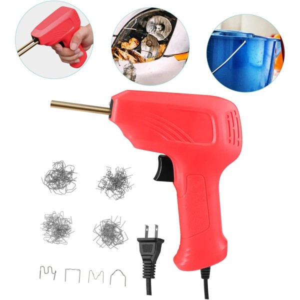 3 Sets Bumper Welding Torch Stud Welder Plastic Stapler Welders Plastic Repair Polyethylene Repair Kit Maquina De Soldar Plastic Welder Staples Bumper Repair Abs Staple Food Liquid