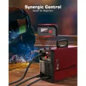 130A MIG Welder, 110V Flux Core MIG Welder/Lift TIG/Stick 3 in 1 Welding Machine with Synergy, IGBT Inverter Portable Gasless