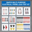 104PCS Automotive Circuit Test Leads Kit