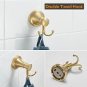 Gold 4 Piece Bathroom Accessories Set