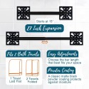 Autumn Alley 5 PC Matte Black Farmhouse Bathroom Accessories Set