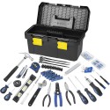 317-Piece Household Tool Kit - Multi-Purpose DIY Hand Tool Set for General Home/Auto Repair with Hammer, Pliers, Screwdrivers, Bits and Plastic Storage Box