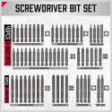 232-Piece Ultimate Screwdriver Bit Set - Security Bit Set, Screw Driver Bit Set, Magnetic Bit Set, Nut Driver, Ratchet Wrench, Bit H