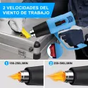 Electric Heat Gun 2000w With LCD 6 Modes + 15 Accessories