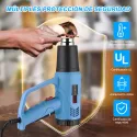 Electric Heat Gun 2000w With LCD 6 Modes + 15 Accessories