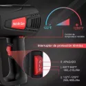 Electric Heat Gun Adjustable Temperature 2000w+nozzle