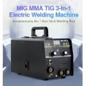 250A Mig MMA TIG Gasless Welding Machine 3 In 1 Super 220V Welding Equipment Intelligent Adjustment IGBT Inverter Welder