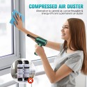 Compressed-air-dusters-Keyboard-Cleaner- air Cleaning Kit-130000RPM air Blower- no air can- pc Clean- 3 Speeds Electric Air Duster